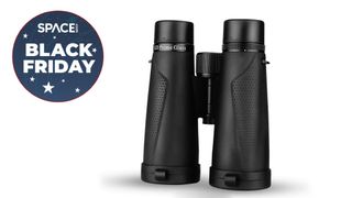 Encalife 10x50 ed binoculars on white background